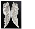 Dekoracja ścienna Wings skrzydła srebrne - Kare Design 1